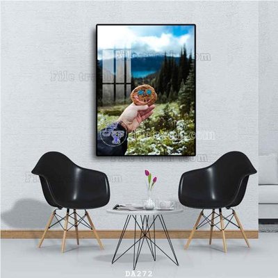 File tranh File tranh phòng ăn đồ ăn nhanh DA272 (gốc) chủ đề trừu tượng