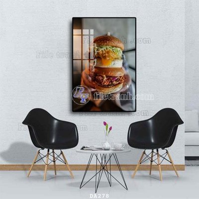 File in trần File tranh phòng ăn đồ ăn nhanh DA278 (bản gốc) trời sao