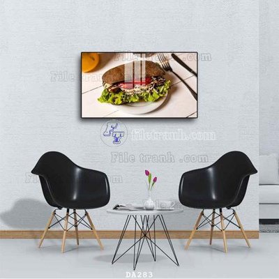Tải file gốc File tranh phòng ăn đồ ăn nhanh DA283 (in khổ lớn) quảng cáo