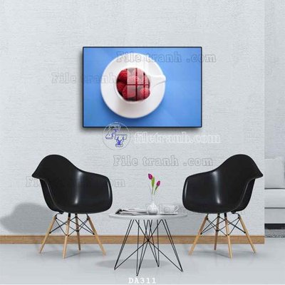 File gốc File tranh phòng ăn đồ ăn nhanh DA311 (PNG) nền trong suốt