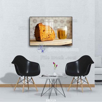 File gốc File tranh phòng ăn đồ ăn nhanh DA319 (PSD/TIFF) độ phân giải cao