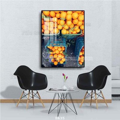 File gốc File tranh phòng ăn đồ ăn nhanh DA35 (cho in ấn) độc quyền