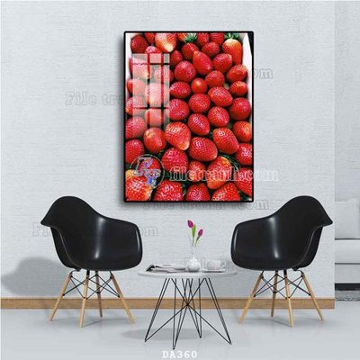 File ảnh File tranh phòng ăn đồ ăn nhanh DA360 (gốc) cho trang trí nội thất