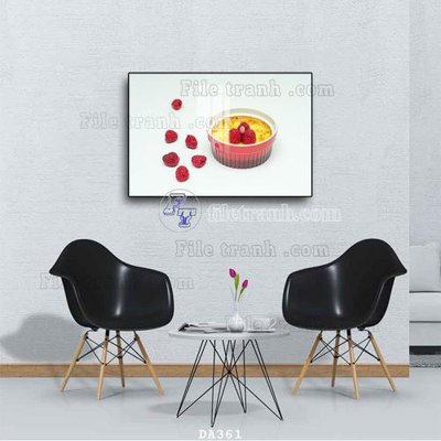 File ảnh File tranh phòng ăn đồ ăn nhanh DA361 (gốc) in decal dán tường