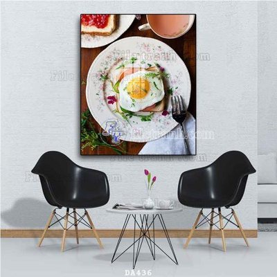 Tải file PSD File tranh phòng ăn đồ ăn nhanh DA436 (nguyên layer) để in