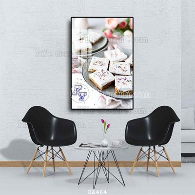 Tải file gốc in lụa File tranh phòng ăn đồ ăn nhanh DA464 siêu nét