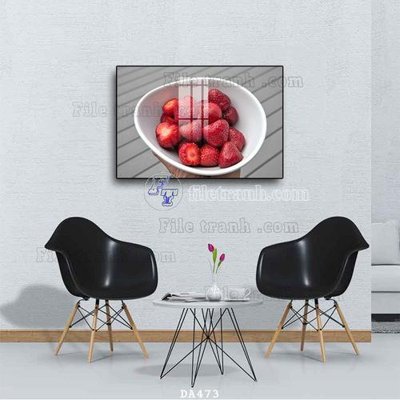 File ảnh File tranh phòng ăn đồ ăn nhanh DA473 (gốc) in decal dán tường