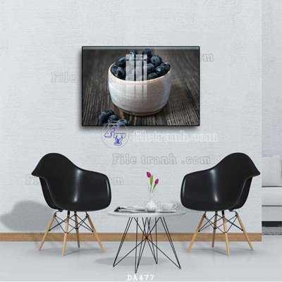 File gốc File tranh phòng ăn đồ ăn nhanh DA477 (in lụa) tranh phong thủy