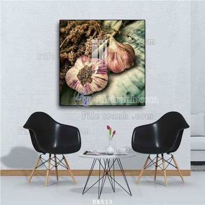 File in trần File tranh phòng ăn đồ ăn nhanh DA513 (file gốc) hoa văn 3D