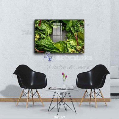 File tranh File tranh phòng ăn đồ ăn nhanh DA563 (gốc) in film