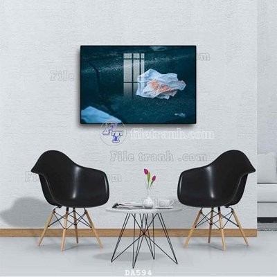 File tranh gốc File tranh phòng ăn đồ ăn nhanh DA594 (bản quyền) Filetranh.com