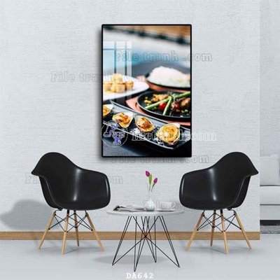 File gốc File tranh phòng ăn đồ ăn nhanh DA642 (phong cách) châu Âu