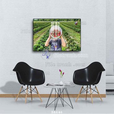 File gốc File tranh phòng ăn đồ ăn nhanh DA646 (in ấn) không giới hạn