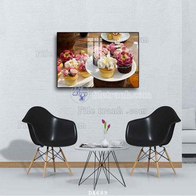 File tranh File tranh phòng ăn đồ ăn nhanh DA689 (ảnh gốc) chi tiết rõ ràng