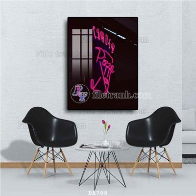 Download file gốc File tranh phòng ăn đồ ăn nhanh DA708 (in lụa) hoa lá