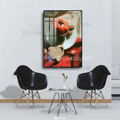 Tải file File tranh phòng ăn đồ ăn nhanh DA731 (gốc) in tranh tráng gương