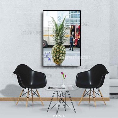 File gốc File tranh phòng ăn đồ ăn nhanh DA764 (bản quyền) cho in ấn