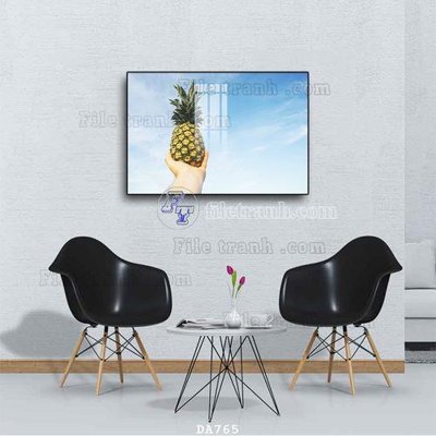 File gốc File tranh phòng ăn đồ ăn nhanh DA765 (cho in UV) siêu nét