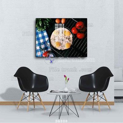 File ảnh File tranh phòng ăn đồ ăn nhanh DA808 (gốc) in Hiflex