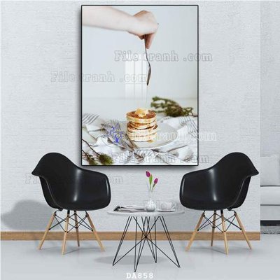 File tranh gốc File tranh phòng ăn đồ ăn nhanh DA858 (bản đẹp) độc quyền