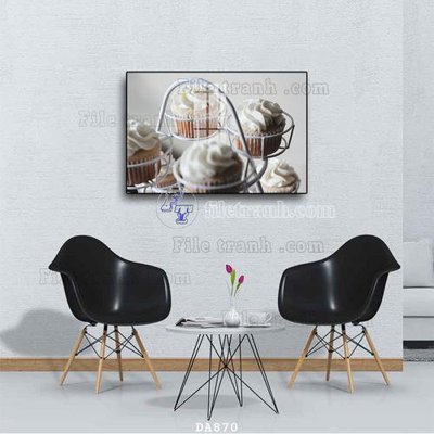 Tải file File tranh phòng ăn đồ ăn nhanh DA870 (gốc) in trên mọi chất liệu