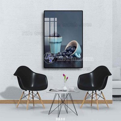 File PSD File tranh phòng ăn đồ ăn nhanh DA88 (gốc) cho in quảng cáo