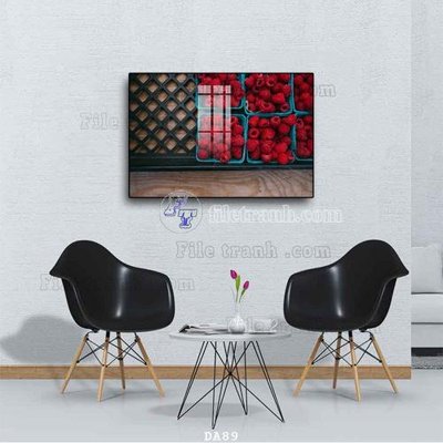 File in ấn File tranh phòng ăn đồ ăn nhanh DA89 (bản gốc) từ file gốc