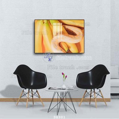 File ảnh File tranh phòng ăn đồ ăn nhanh DA901 (gốc) cho trang trí nội thất