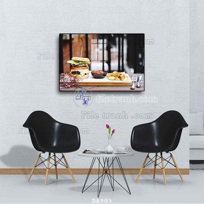 Download file File tranh phòng ăn đồ ăn nhanh DA903 (chất lượng in ấn)