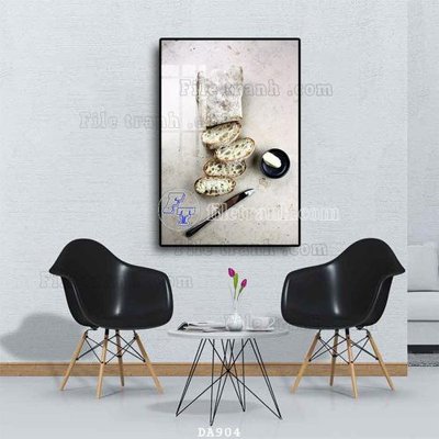 File tranh File tranh phòng ăn đồ ăn nhanh DA904 (bản gốc) treo tường