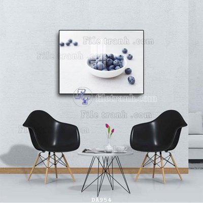 File gốc File tranh phòng ăn đồ ăn nhanh DA954 (AI/EPS) cho in ấn