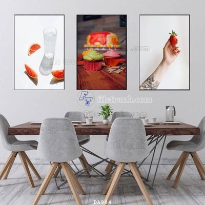 Ảnh mô tả file gốc in mica File tranh phòng ăn đồ ăn nhanh DA984