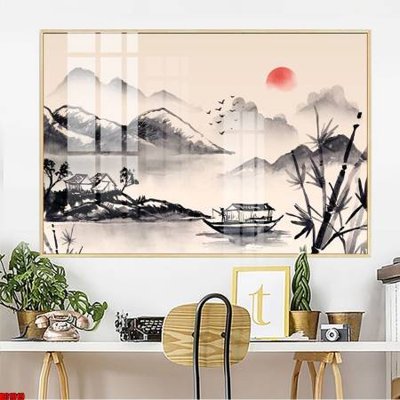 File tranh gốc in trần nhà File gốc in bộ tranh decor treo tường đẹp hoa 5d DC1019 3D