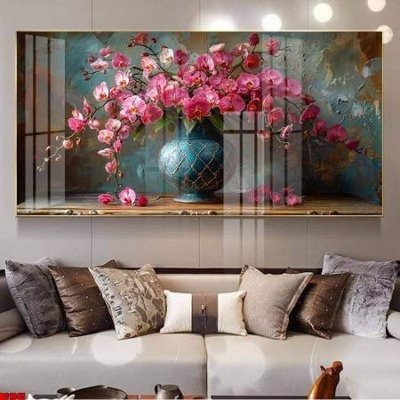 File in lụa File gốc in bộ tranh decor treo tường đẹp hoa 5d DC1045 (tân cổ điển) File gốc in bộ tranh decor treo tường đẹp hoa 5d DC1045