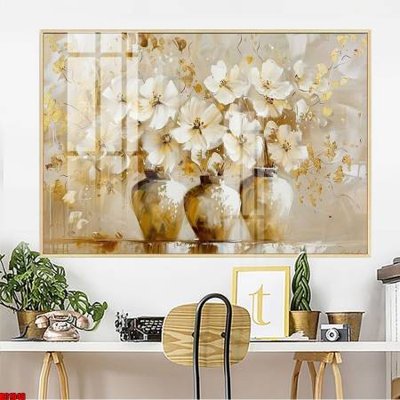 File tranh gốc File gốc in bộ tranh decor treo tường đẹp hoa 5d DC1046 (bản đẹp) độc quyền