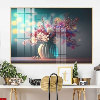 File ảnh File gốc in bộ tranh decor treo tường đẹp hoa 5d DC1060 (gốc) in standee
