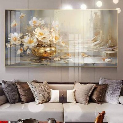 File tranh File gốc in bộ tranh decor treo tường đẹp hoa 5d DC1094 (gốc) in vải canvas