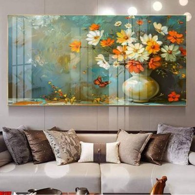 Tải xuống file tranh gốc File gốc in bộ tranh decor treo tường đẹp hoa 5d DC1107 (PSD/TIFF)