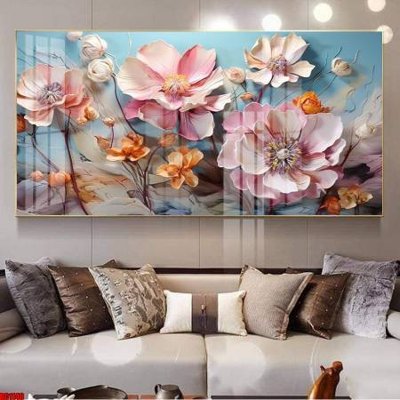 Mua file gốc File gốc in bộ tranh decor treo tường đẹp hoa 5d DC1140 (in ấn) tại Filetranh.com