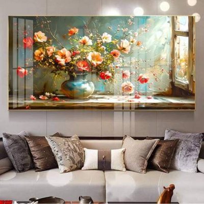 Mua file gốc File gốc in bộ tranh decor treo tường đẹp hoa 5d DC1267 (in ấn) tại Filetranh.com