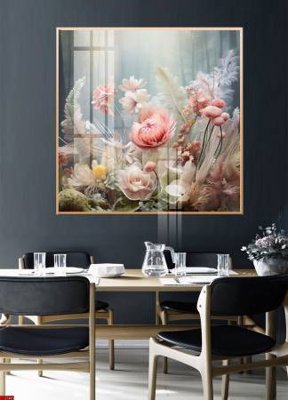 Download file gốc File gốc in bộ tranh decor treo tường đẹp hoa 5d DC1272 (in mica) trang trí