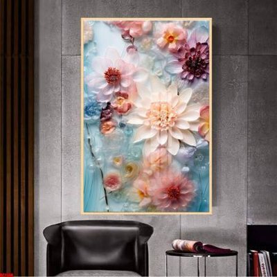 Tải file File gốc in bộ tranh decor treo tường đẹp hoa 5d DC1300 (gốc) làm tranh treo tường