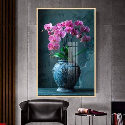 File tranh quảng cáo File gốc in bộ tranh decor treo tường đẹp hoa 5d DC1325 (file gốc) chuyên nghiệp