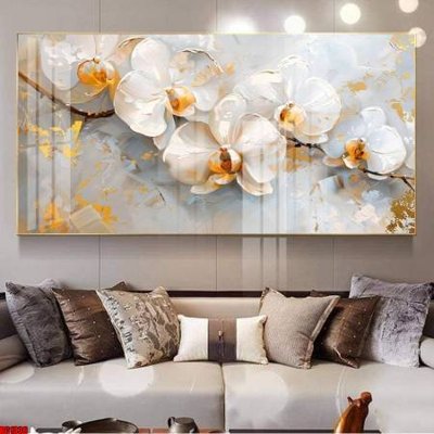 Chi tiết file gốc File gốc in bộ tranh decor treo tường đẹp hoa 5d DC1336 (cho in tráng gương)
