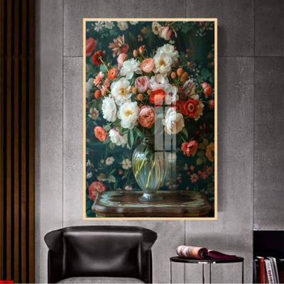 File gốc File gốc in bộ tranh decor treo tường đẹp hoa 5d DC1364 (chủ đề hiện đại) trang trí