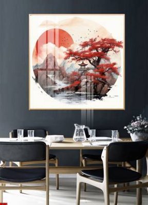 Tải file File gốc in bộ tranh decor treo tường đẹp hoa 5d DC1381 (gốc) in nhanh