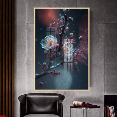 File tranh File gốc in bộ tranh decor treo tường đẹp hoa 5d DC1393 (ảnh gốc) độc quyền