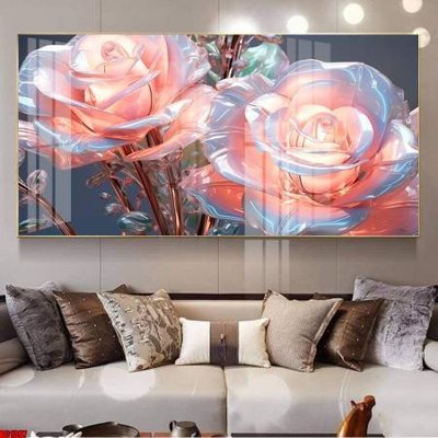 File tranh in mica File gốc in bộ tranh decor treo tường đẹp hoa 5d DC1397 (độ phân giải cao)