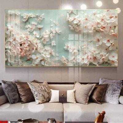 File in ấn File gốc in bộ tranh decor treo tường đẹp hoa 5d DC1446 (bản gốc) cao cấp