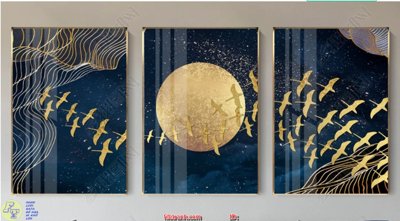 File gốc Tranh trăng và cá DC146 (PNG) không nền chất lượng